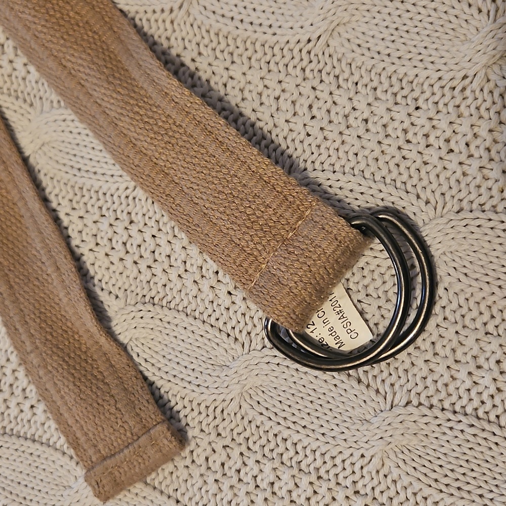 Boys Size 12 Canvas Web Belt